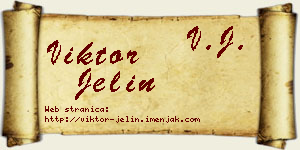 Viktor Jelin vizit kartica